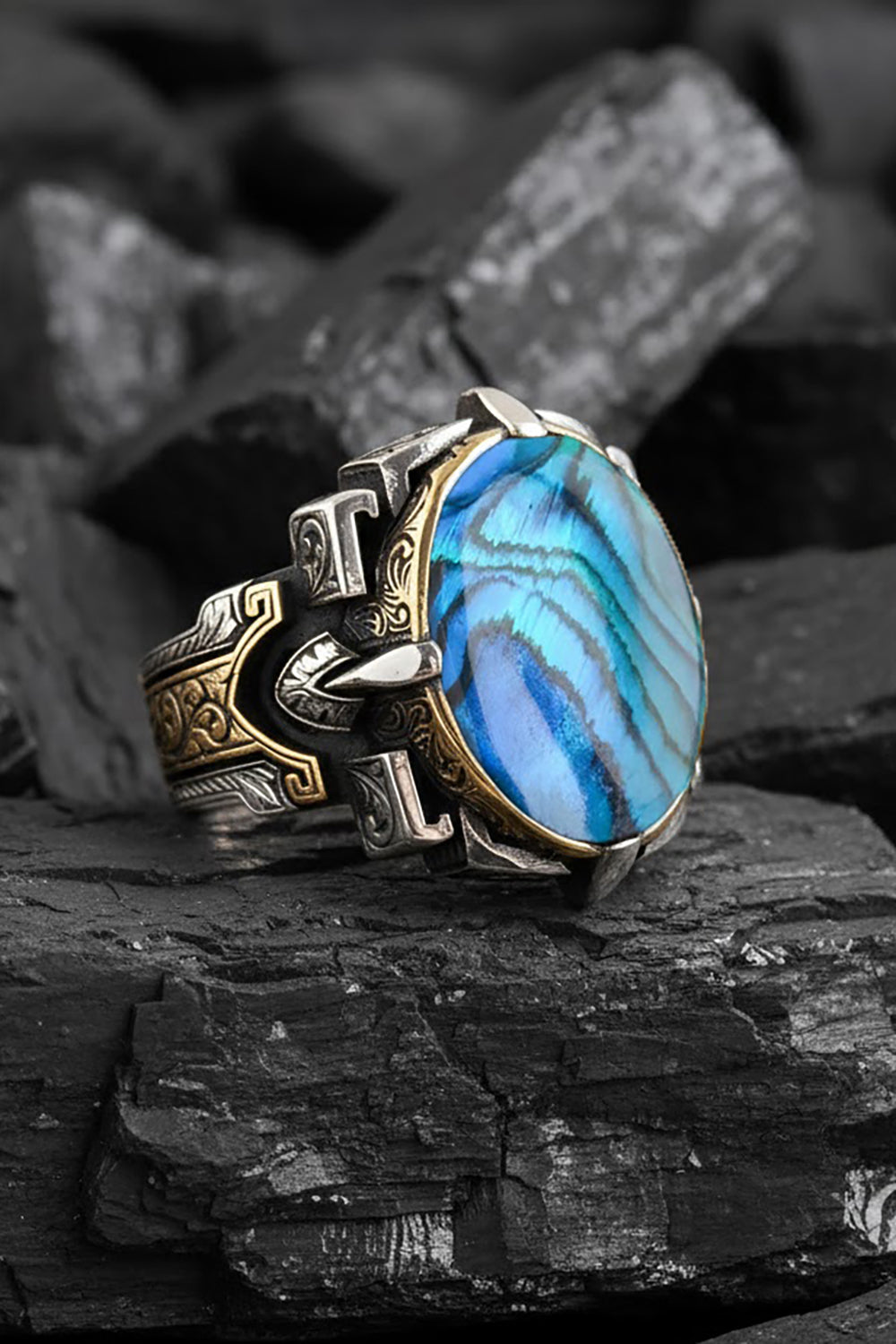 Kalor Mother of Pearl Silver Ring