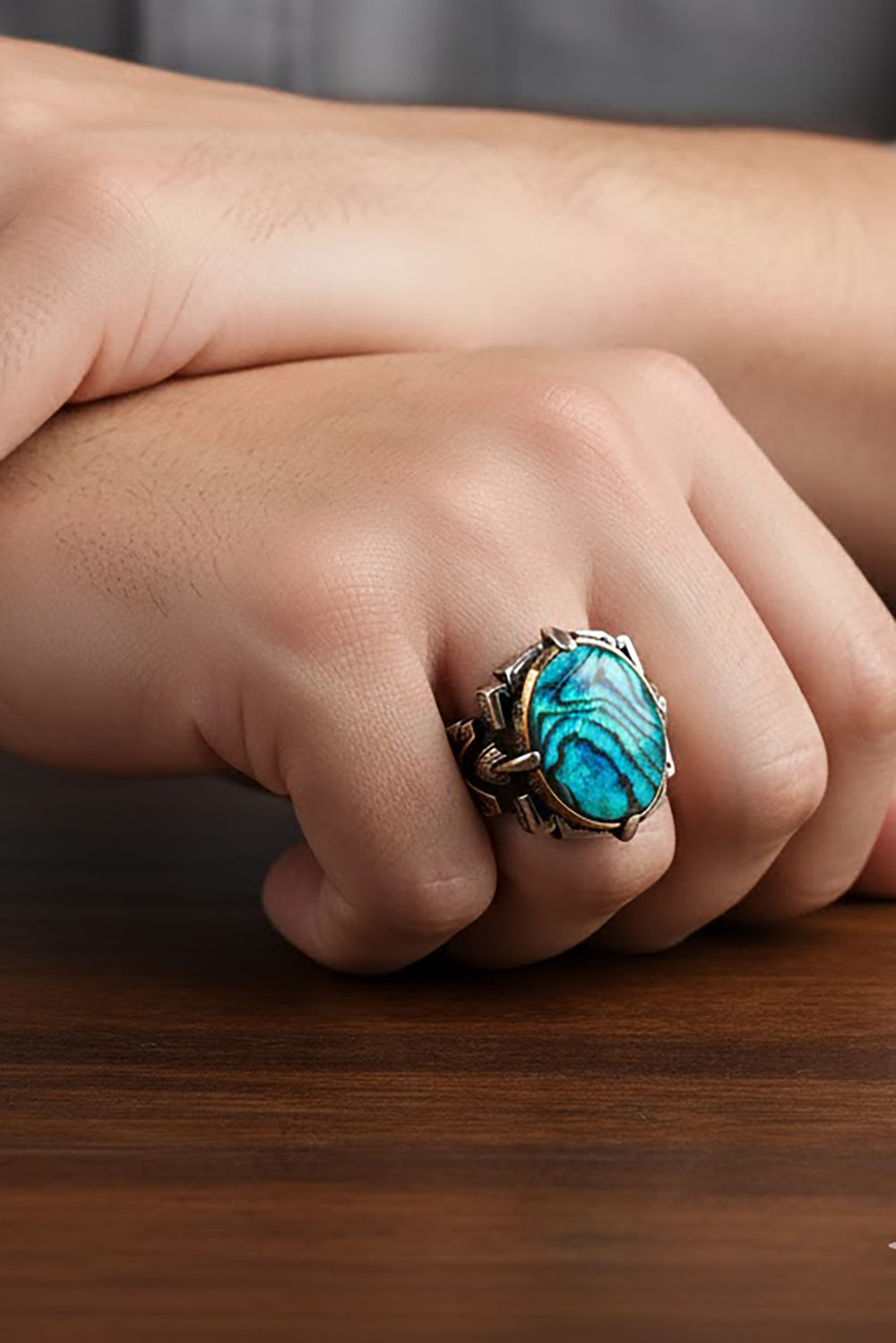 Kalor Mother of Pearl Silver Ring