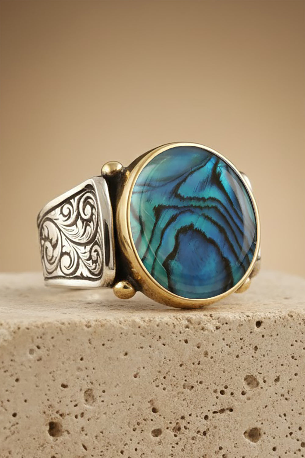 Zyric Mother of Pearl Silver Ring