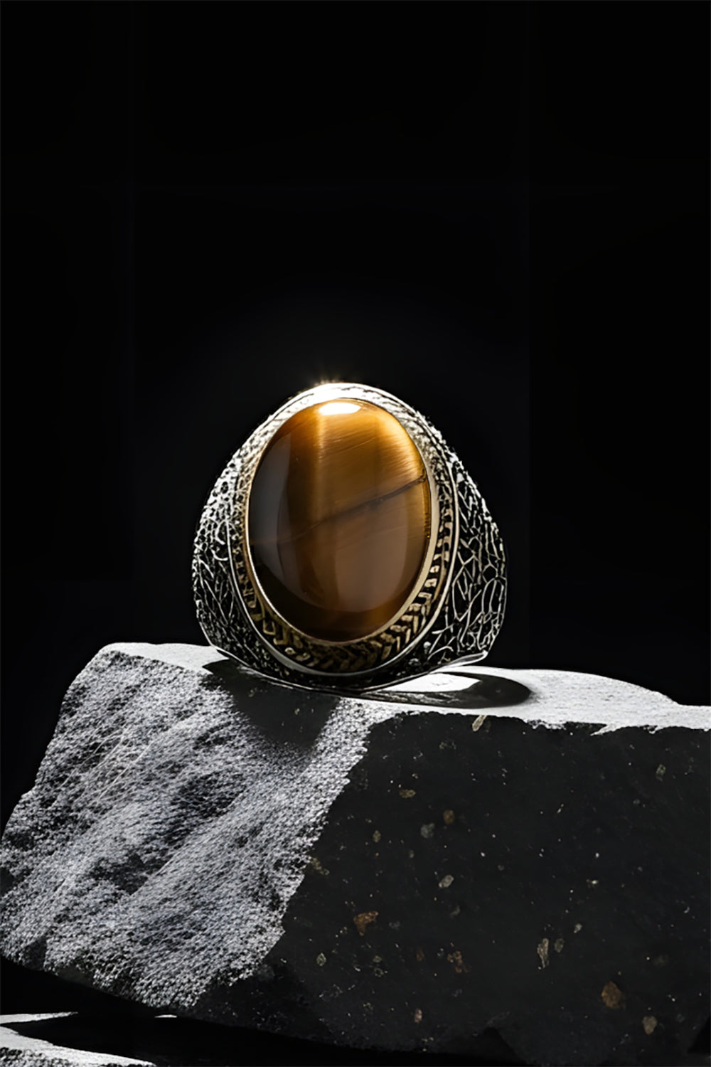 Lorion Tiger Eye Silver Ring