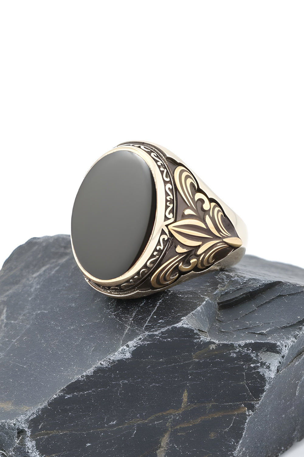 Liorenx Handmade Onyx Silver Ring