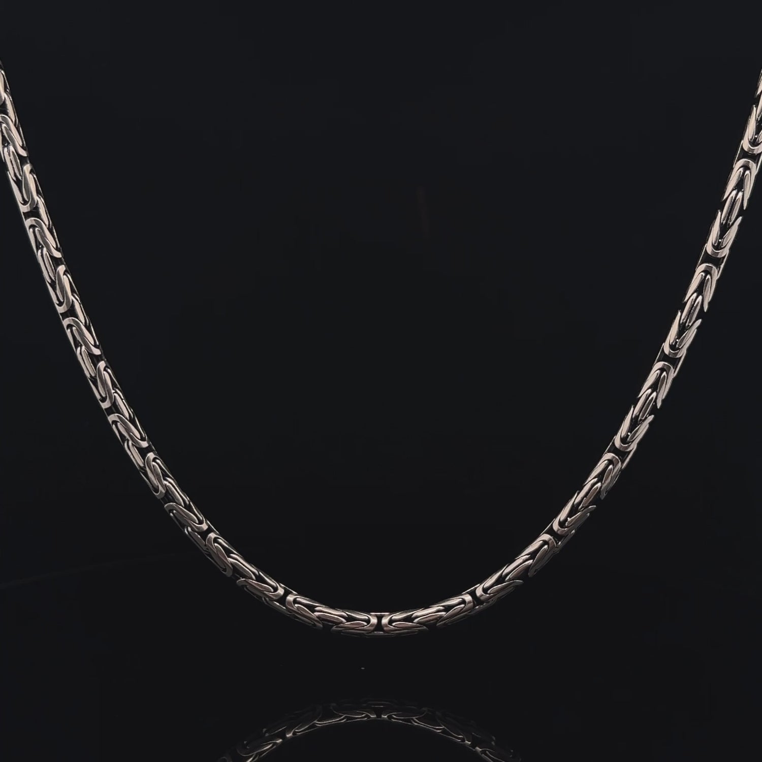 Sterling Silver Byzantine Chain - 3.95mm