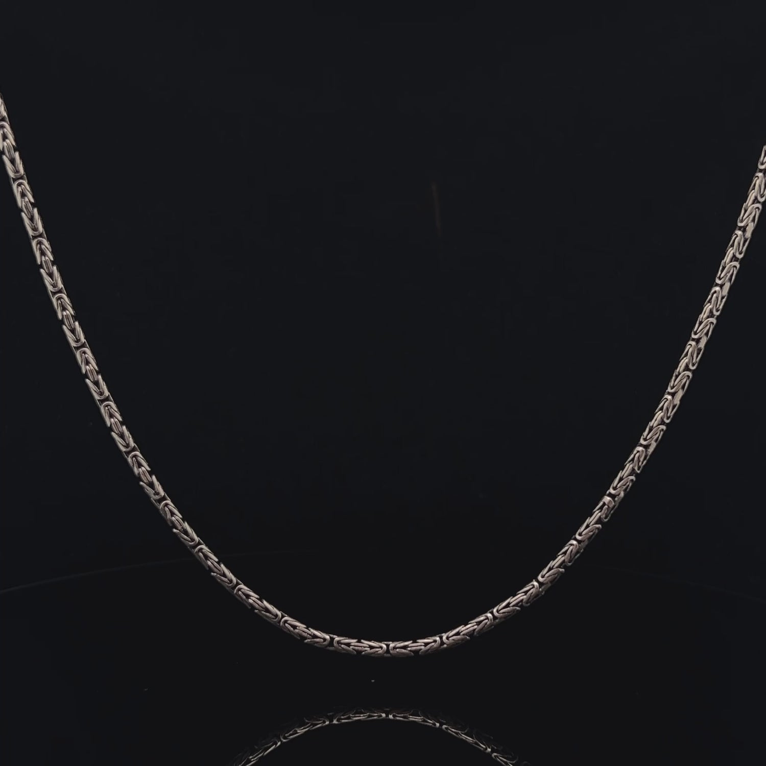 Sterling Silver Byzantine Chain - 2.40mm