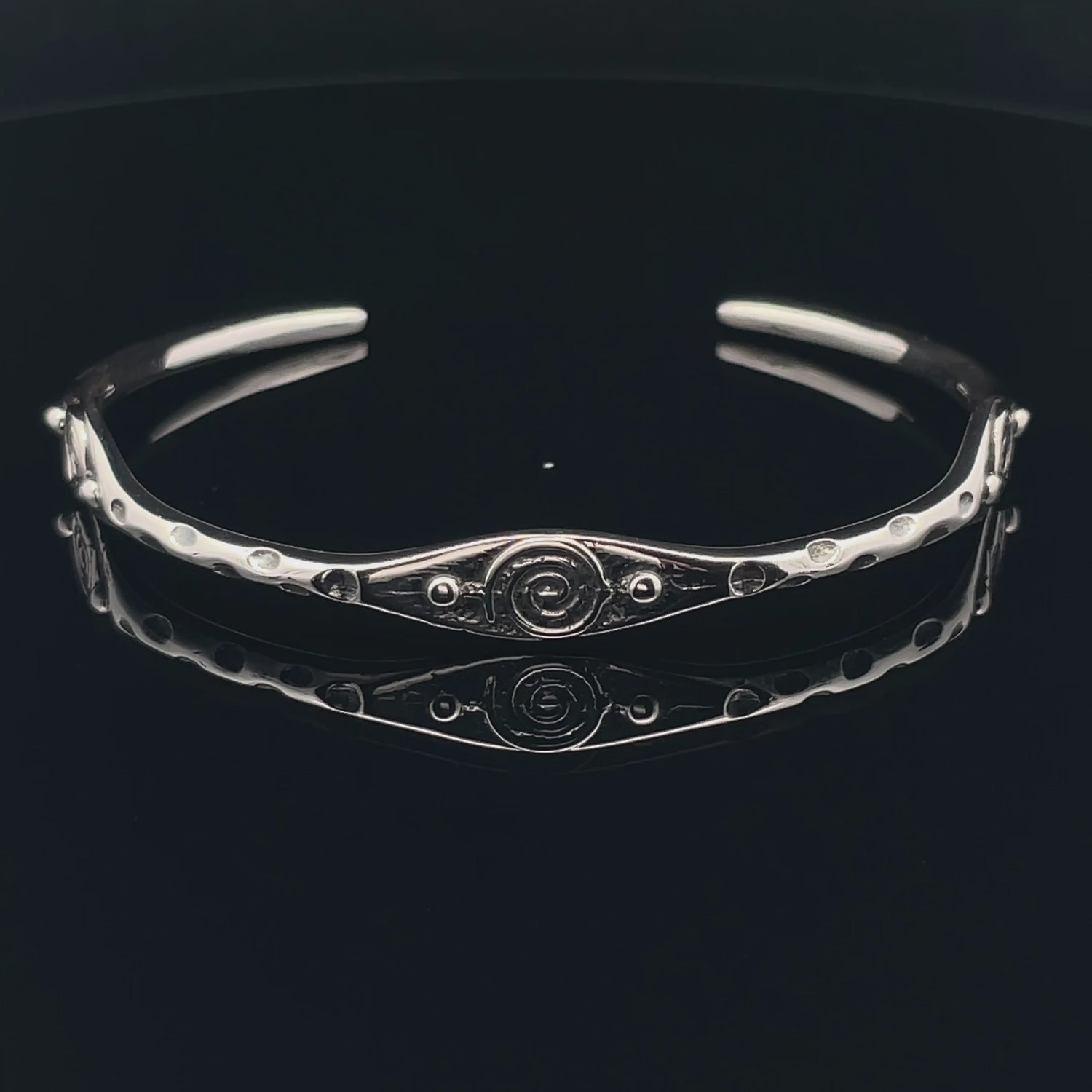 Elegant Silver Cuff Bracelet