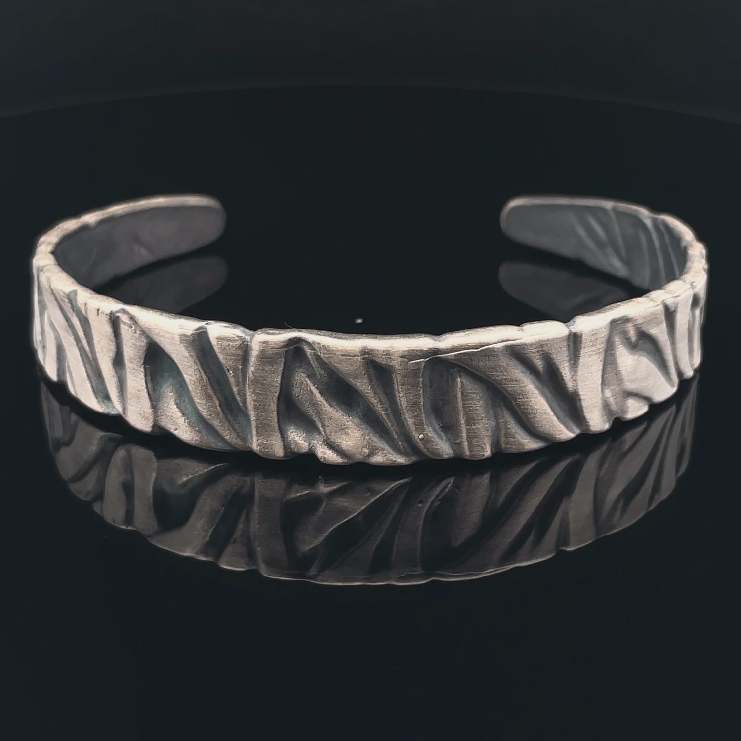 Stylish Silver Cuff Bracelet