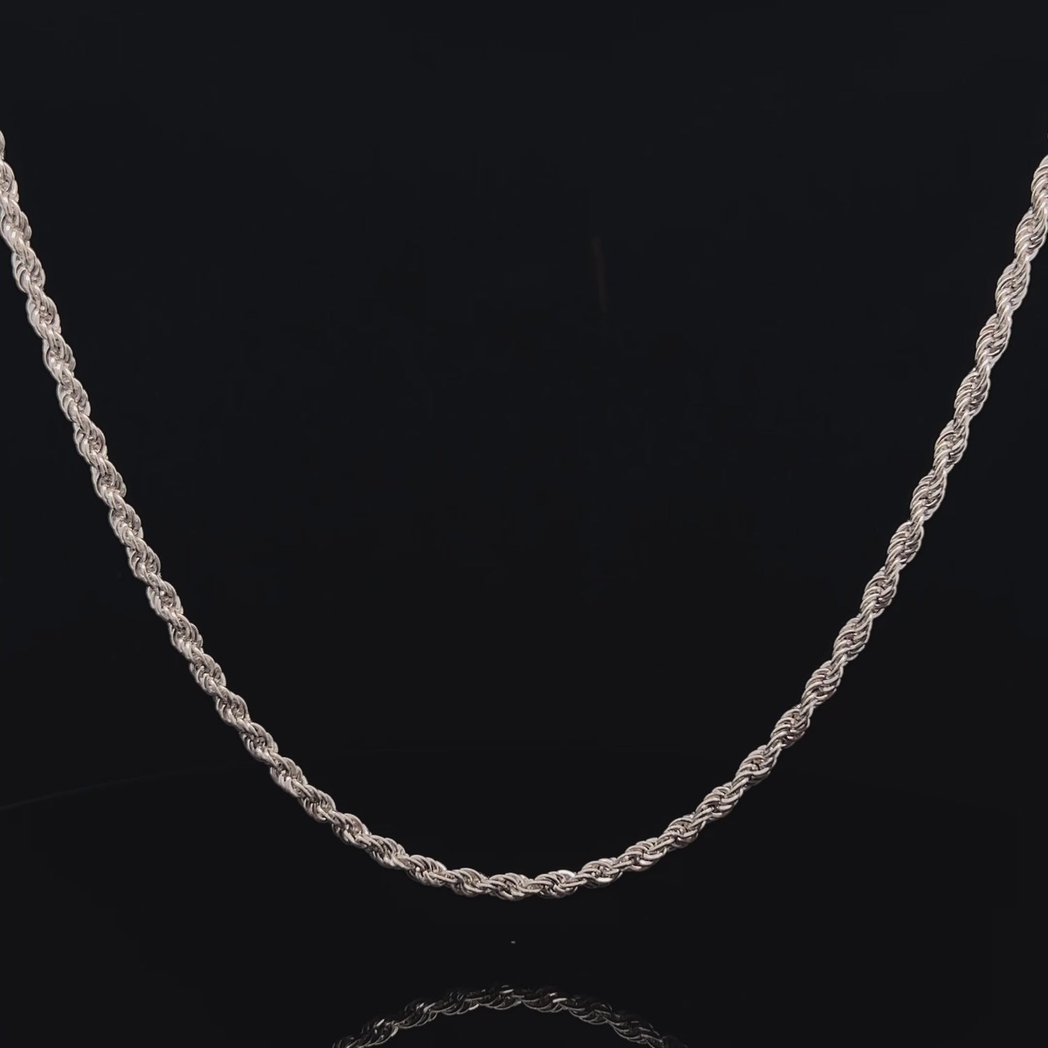 Sterling Silver Rope Chain - 3.15mm
