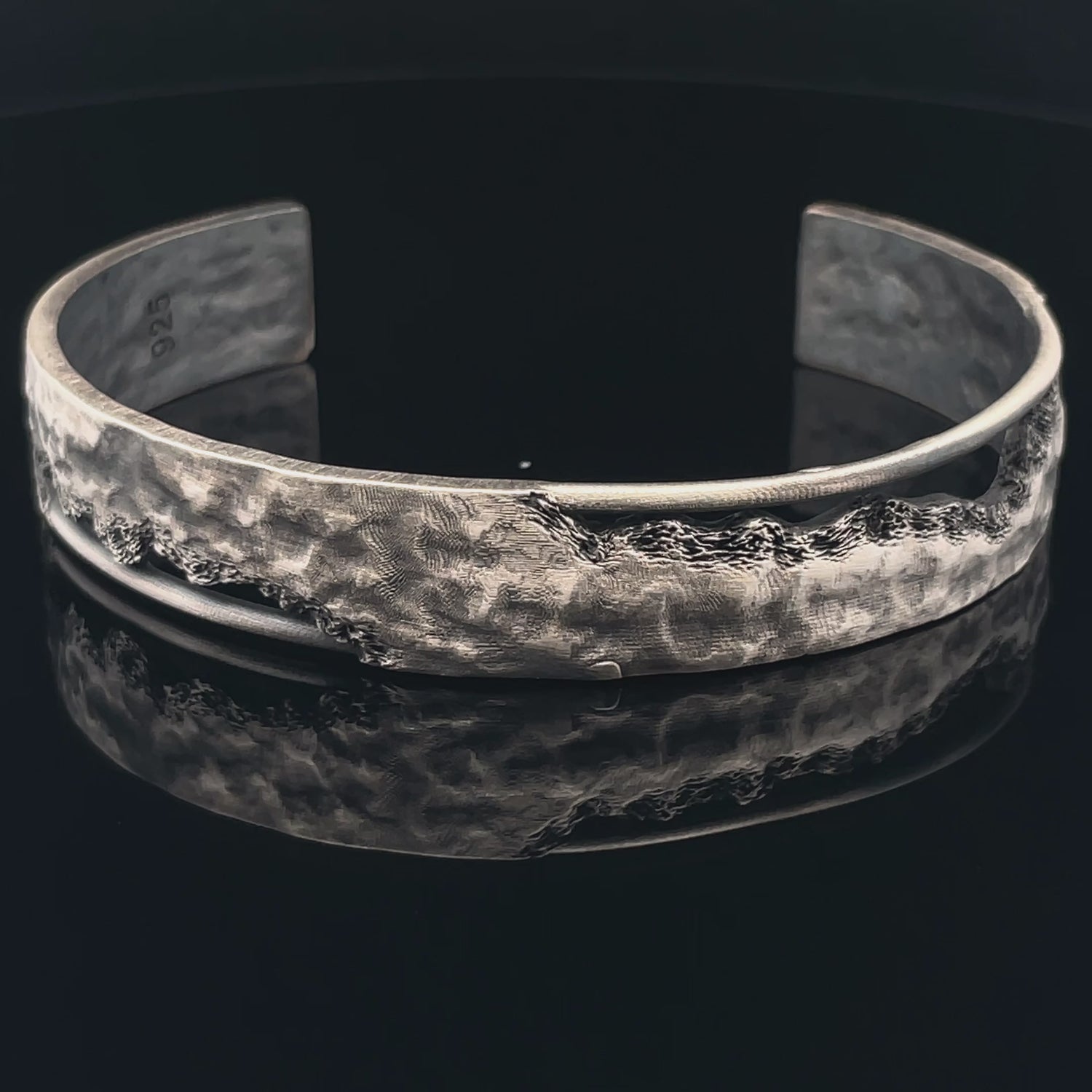Elegant Silver Cuff Bracelet