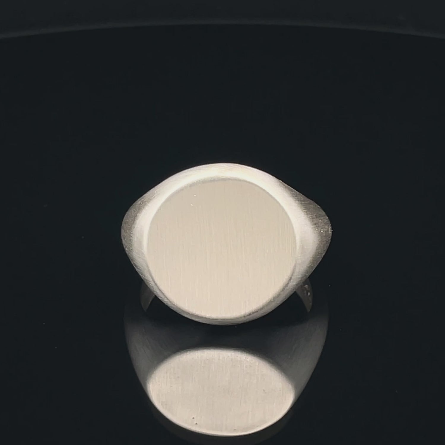Elegant Silver Ring Display