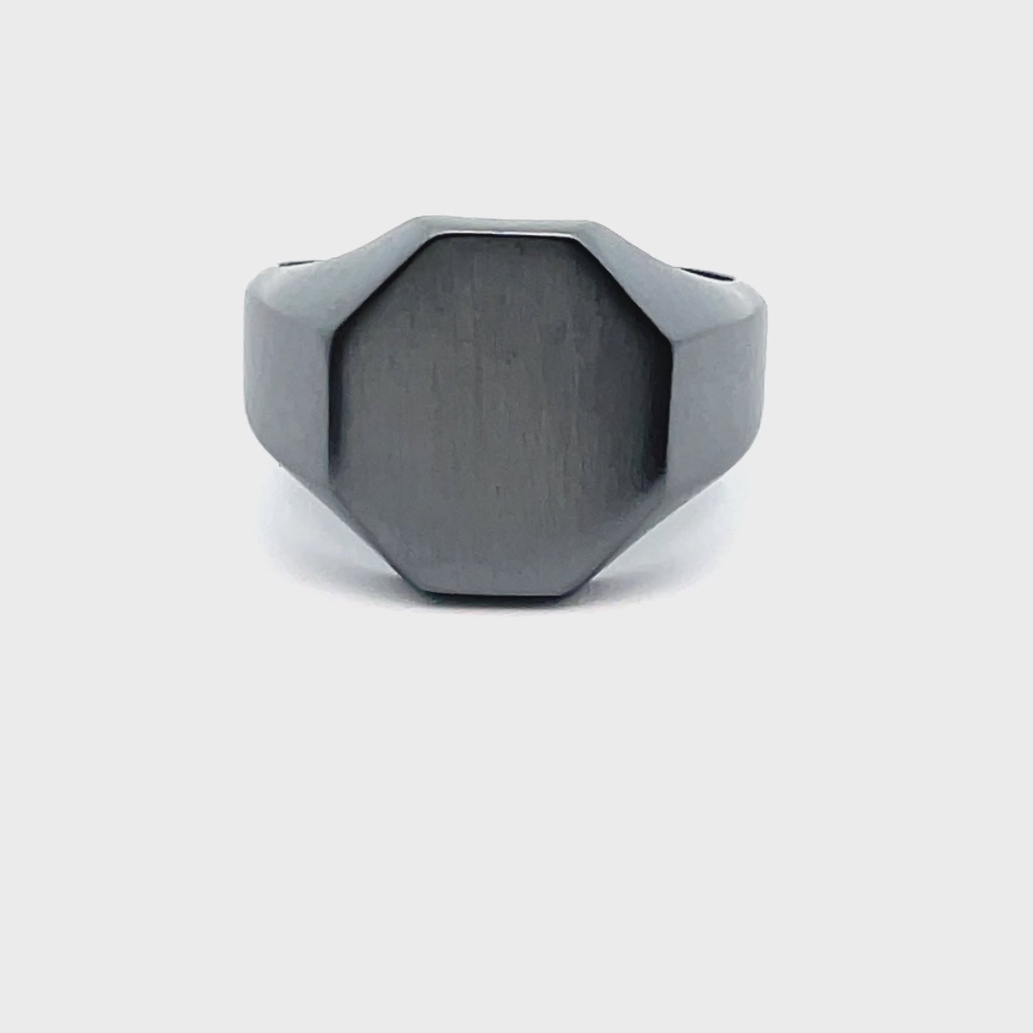 Sleek Octagonal Men's Ring