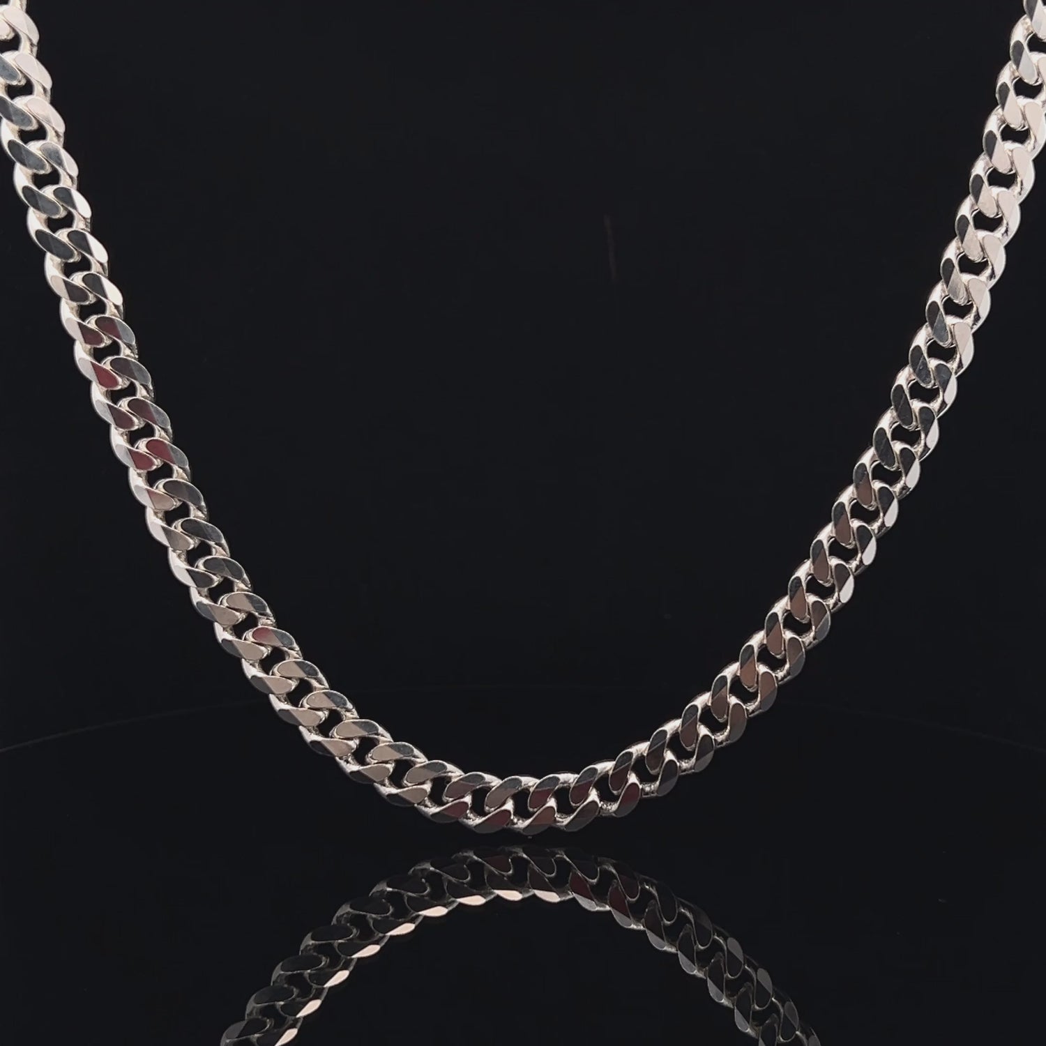 Sterling Silver Curb Chain - 7.70mm